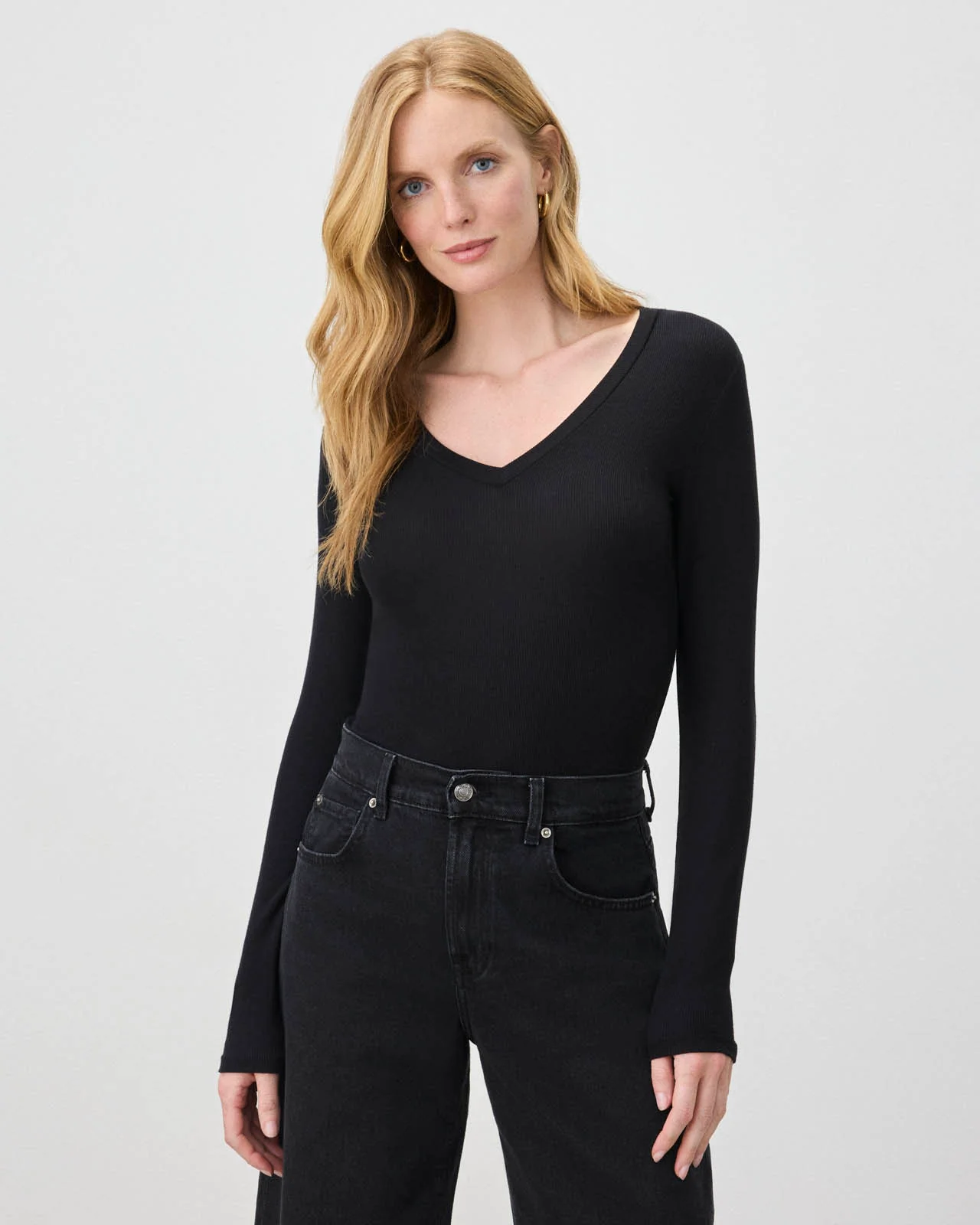 Valley Rib V-Neck - Image 3