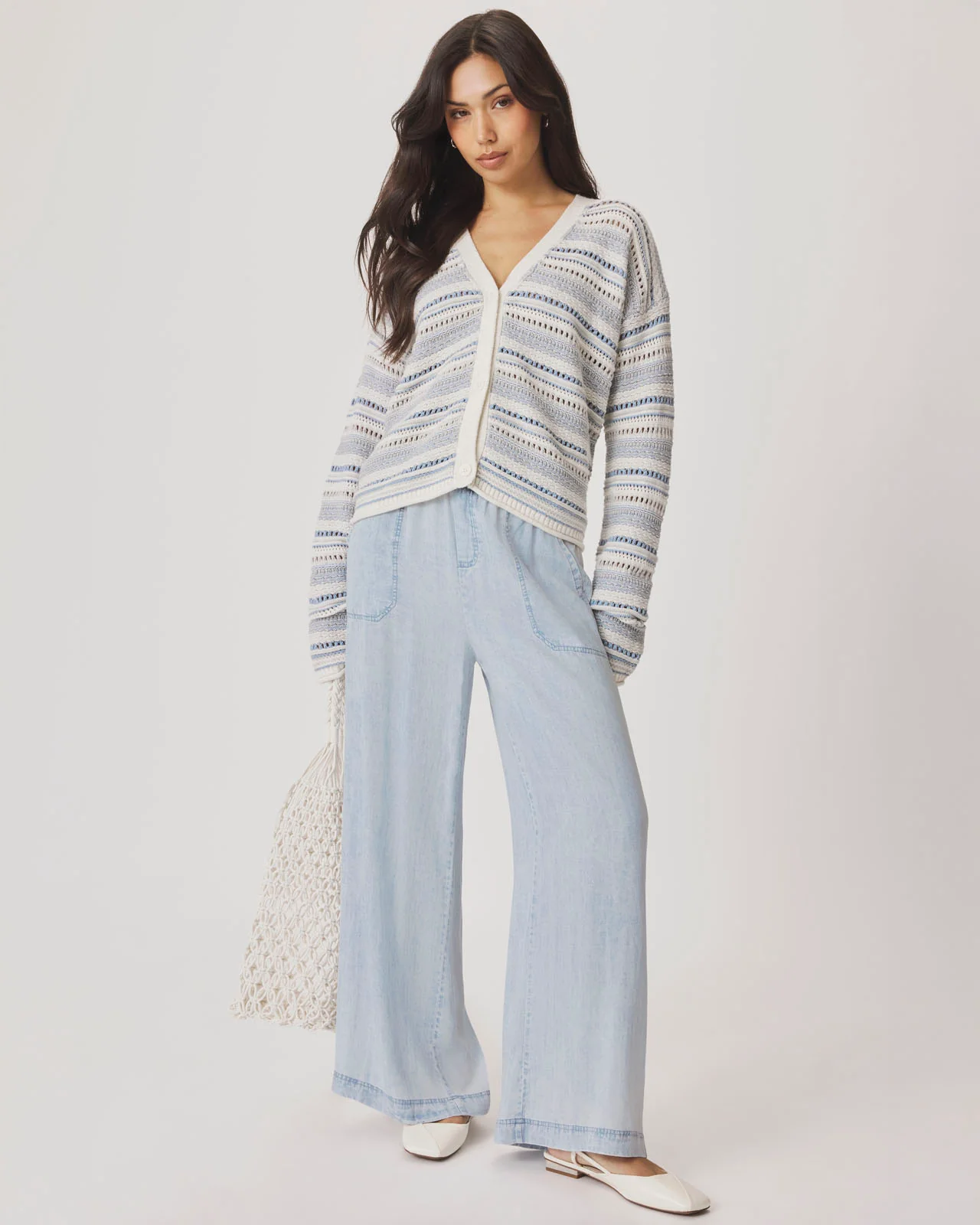 Addison Striped Cardigan