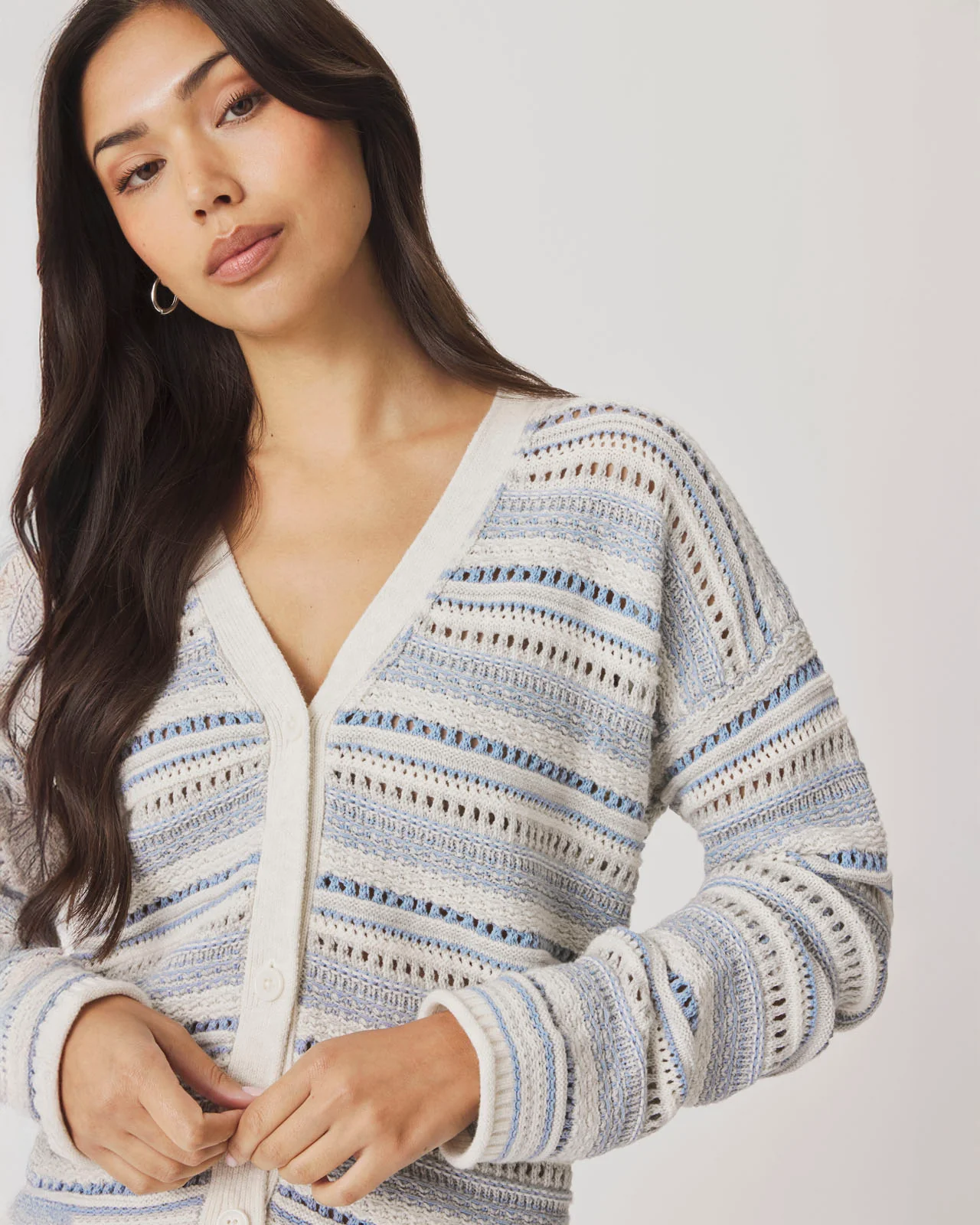 Addison Striped Cardigan - Image 2