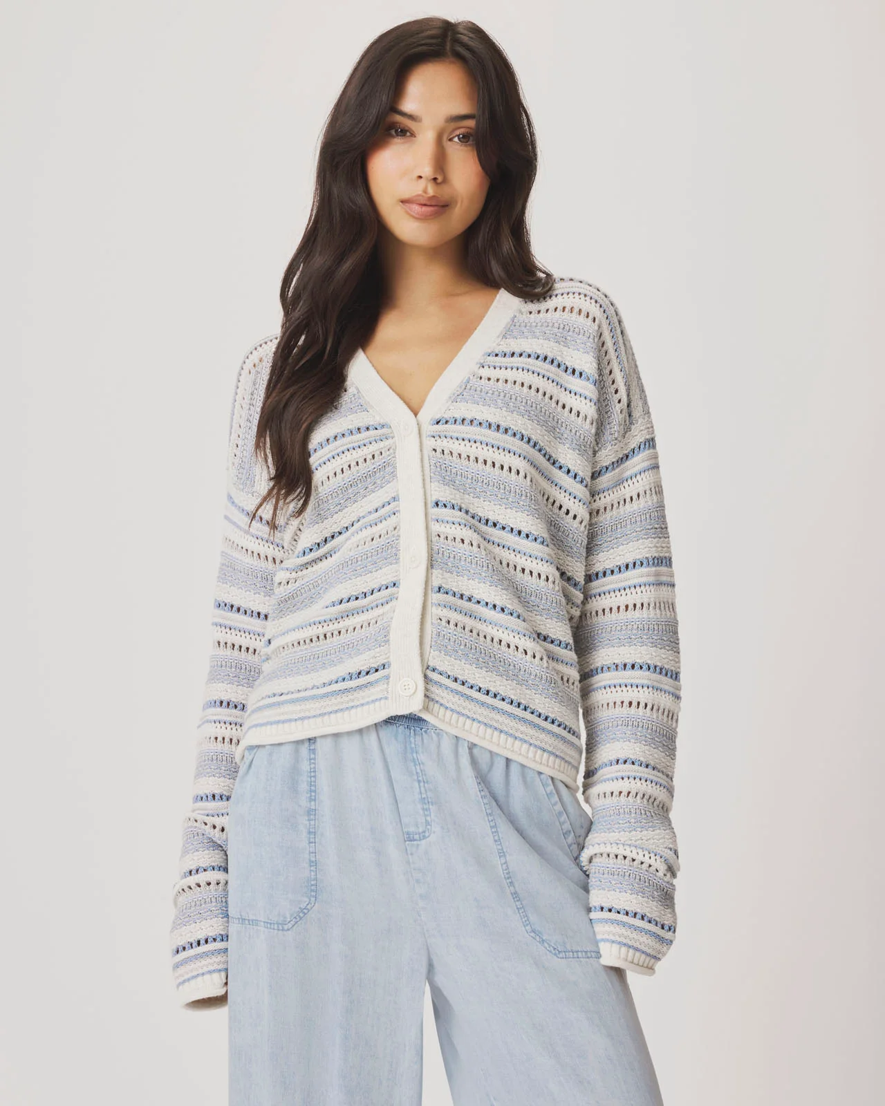 Addison Striped Cardigan - Image 3