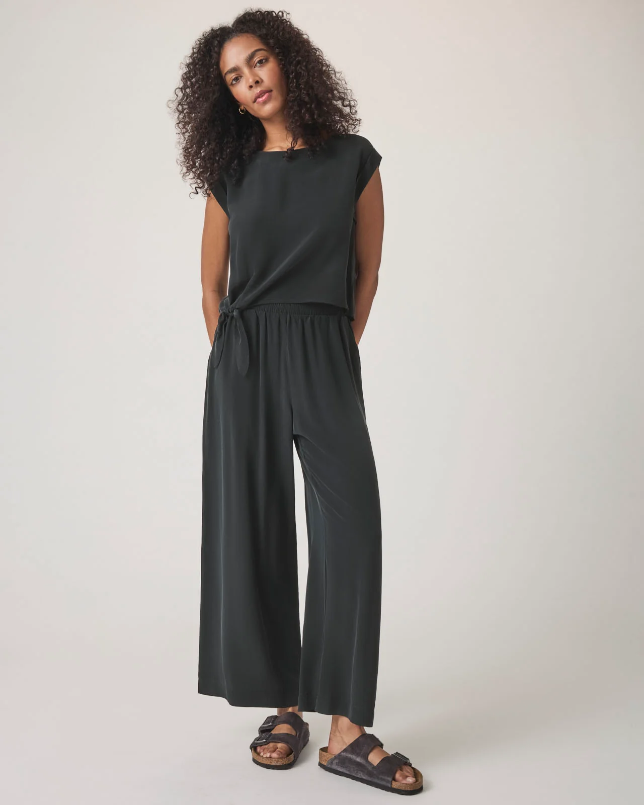 Alessandra Silk Short Sleeve Top - Image 5