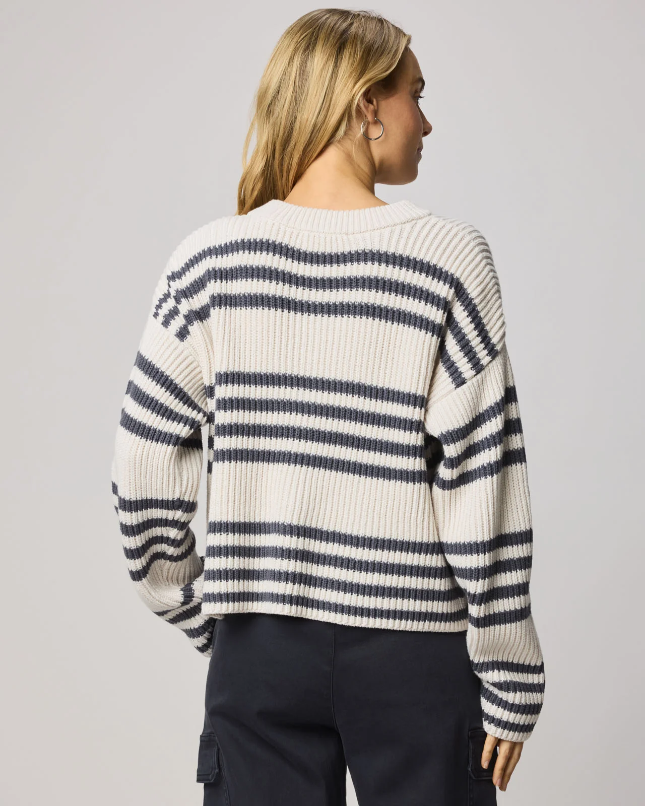 Alexandra Stripe Cardigan - Image 10
