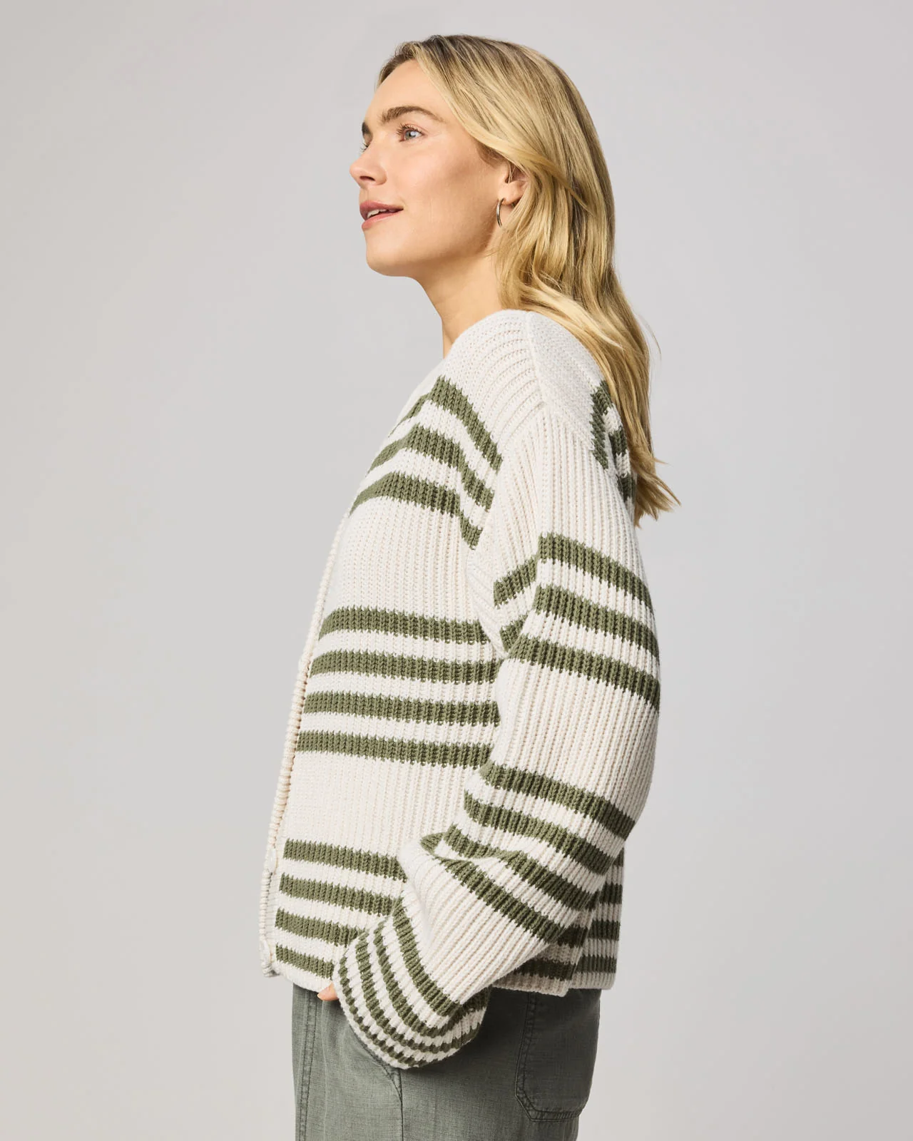 Alexandra Stripe Cardigan - Image 5