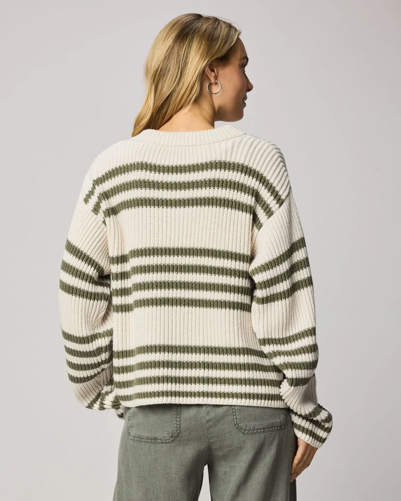 Alexandra Stripe Cardigan - Image 6