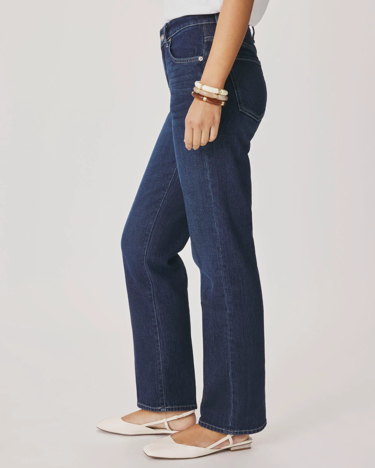 Alie Straight Leg Jean in Dark Wash - Image 2