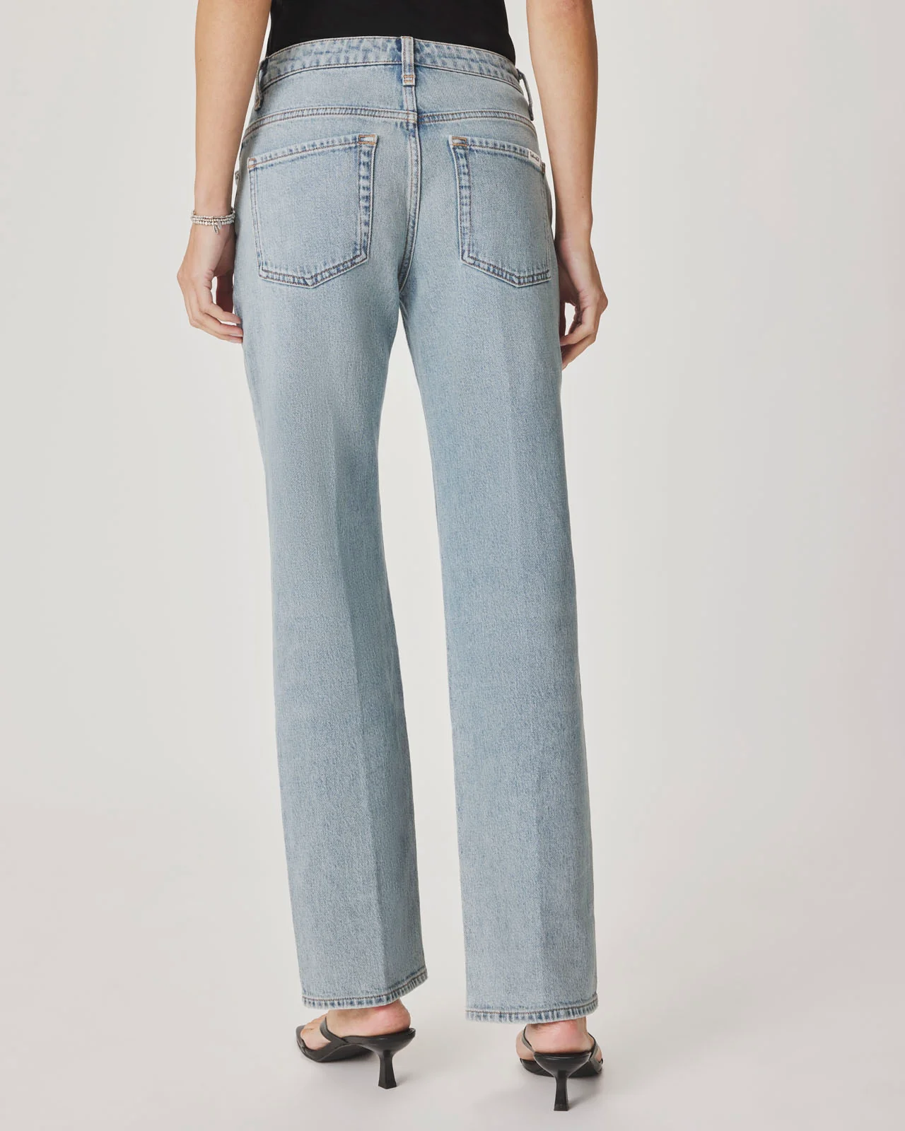 Alie Straight Leg Jean in Light Wash - Image 4