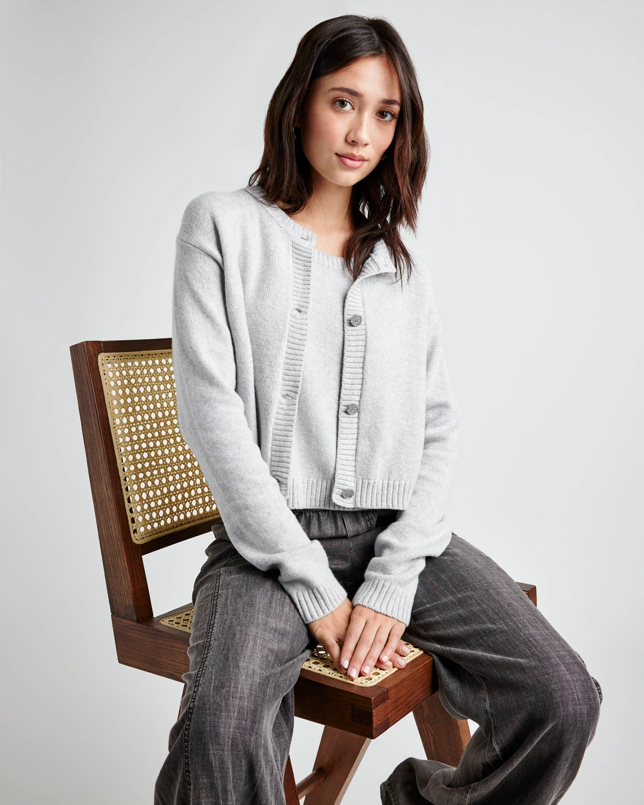 Amber Cropped Cardigan - Image 20