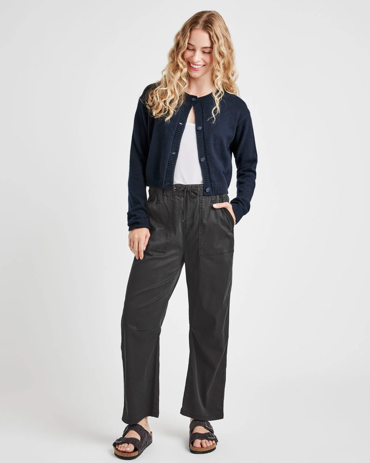 Amber Cropped Cardigan - Image 24