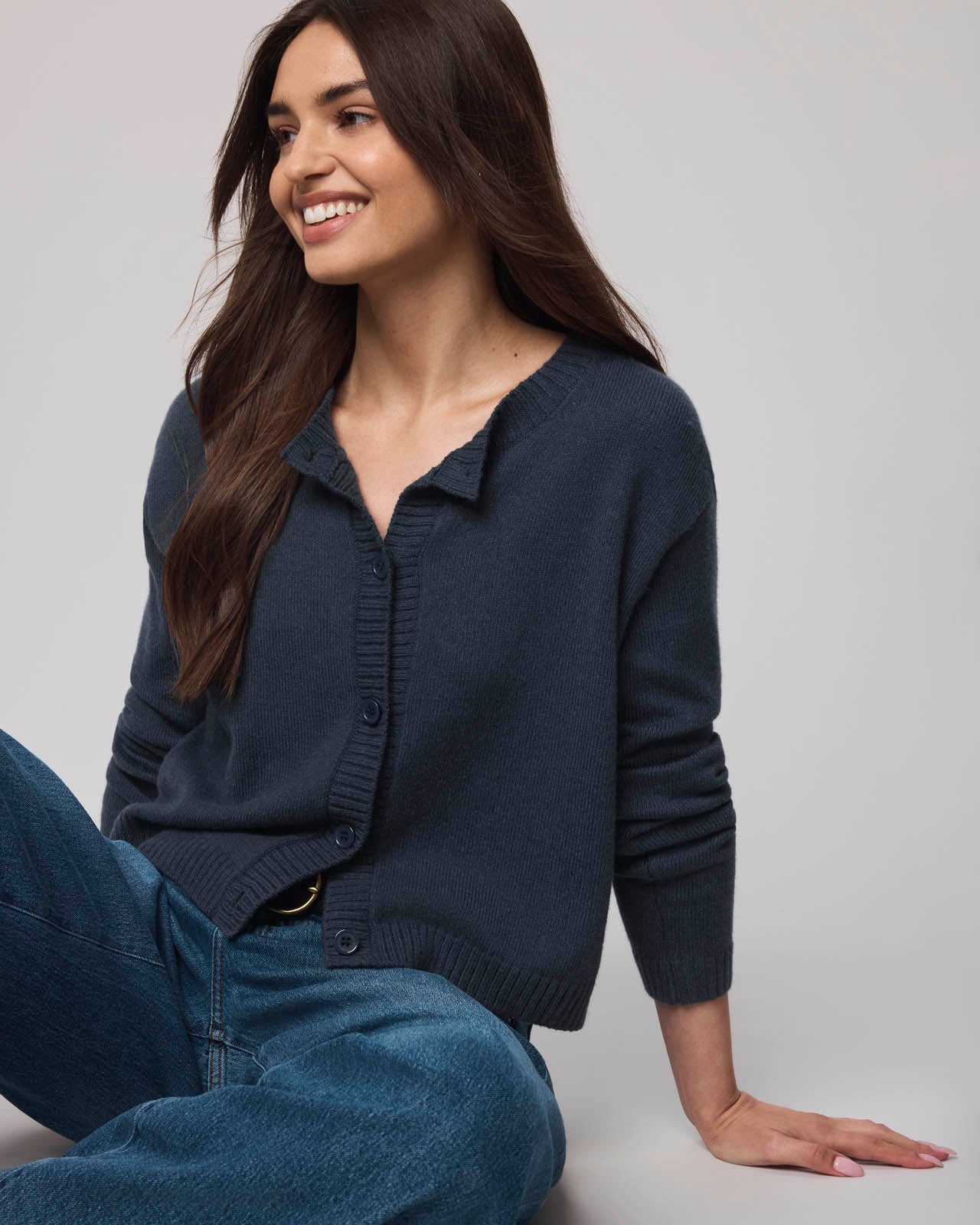 Amber Cropped Cardigan - Image 3
