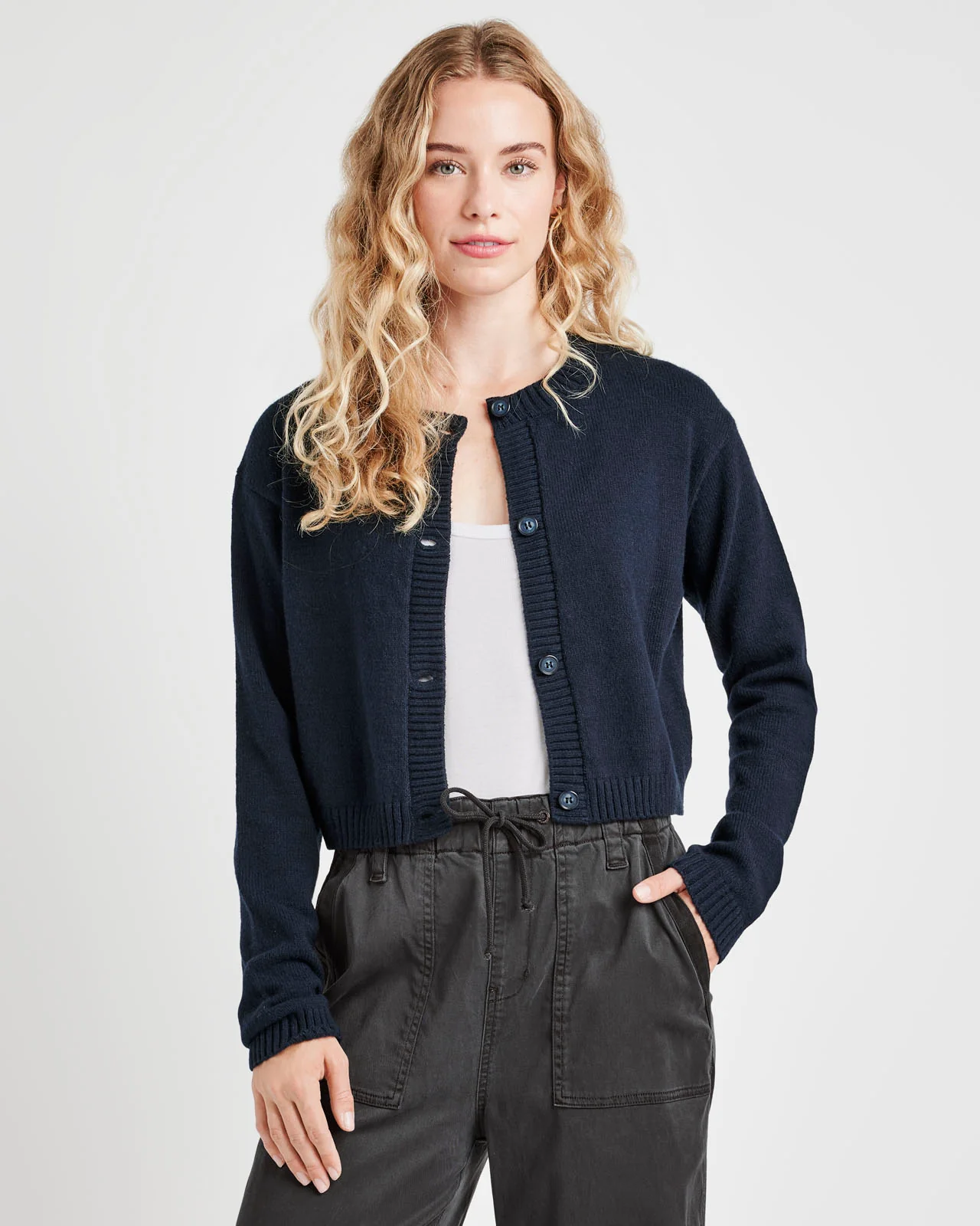 Amber Cropped Cardigan - Image 5