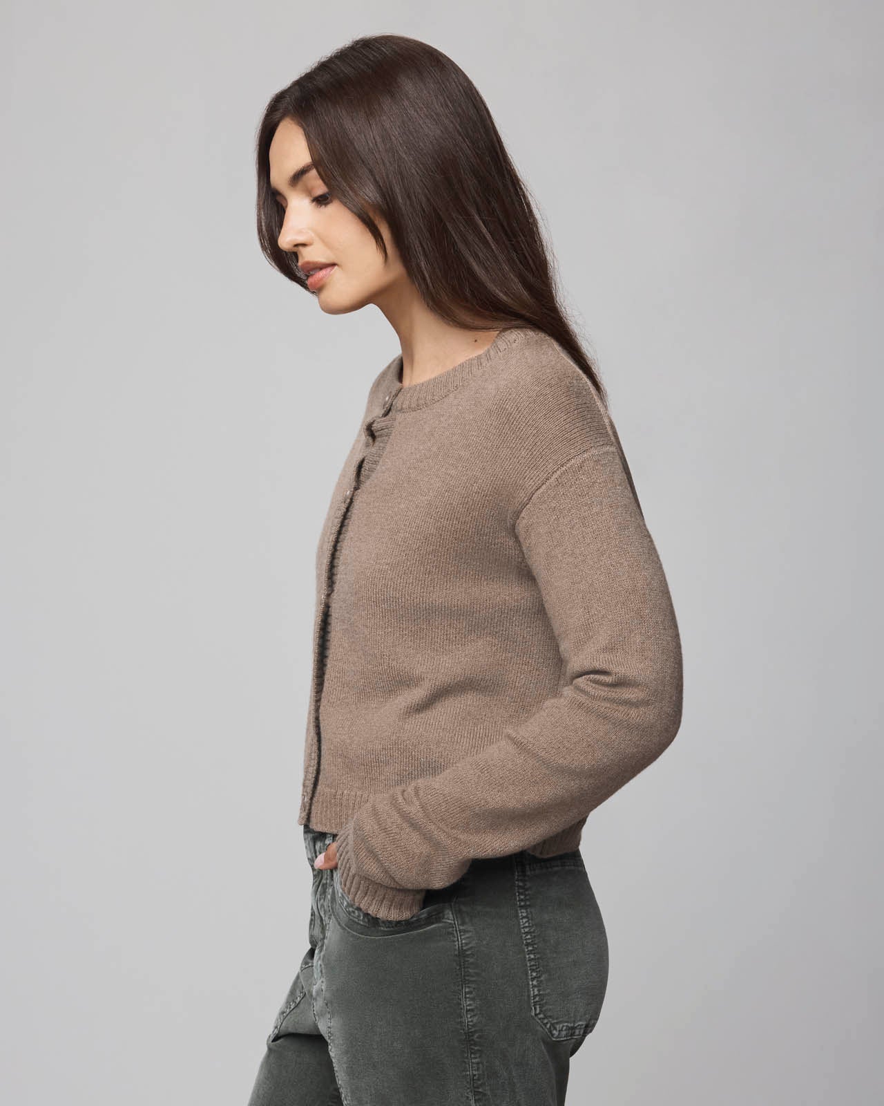 Amber Cropped Cardigan - Image 6