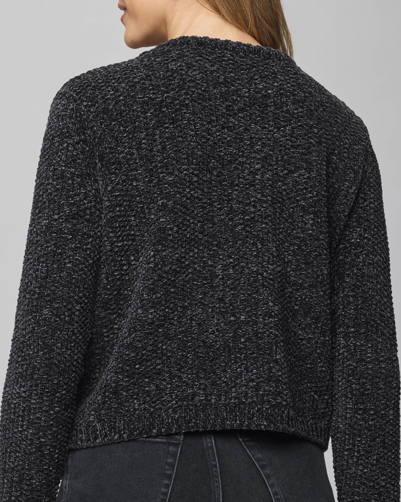 Andrea Chenille Crop Cardigan - Image 19