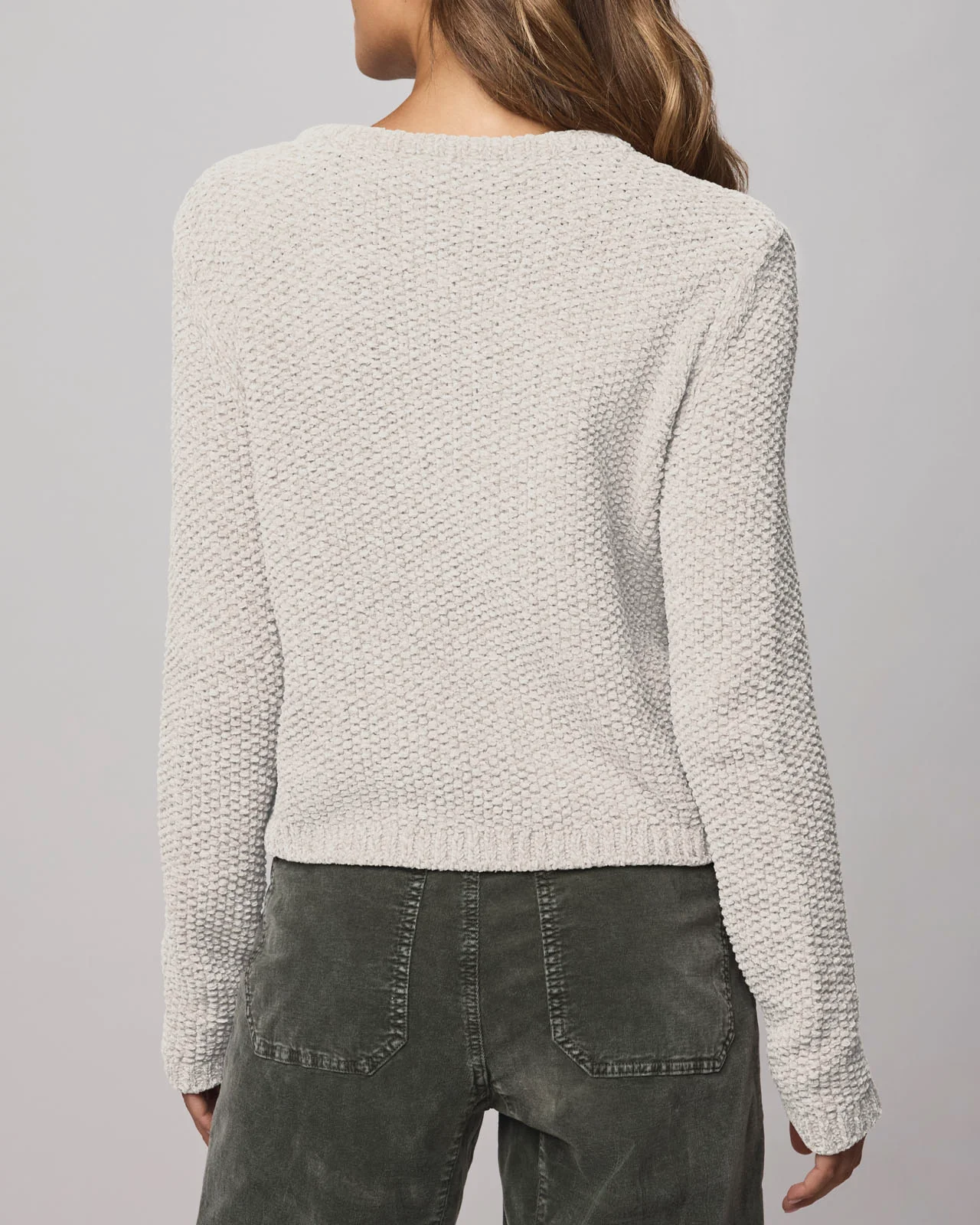 Andrea Chenille Crop Cardigan - Image 23