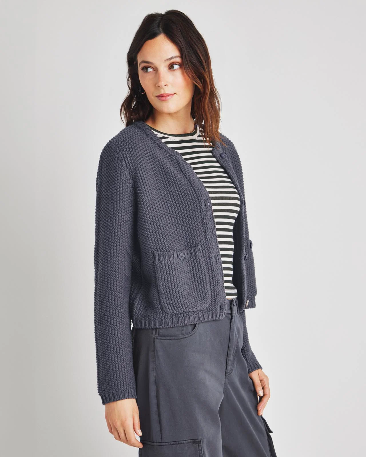 Andrea Cropped Cardigan - Image 13