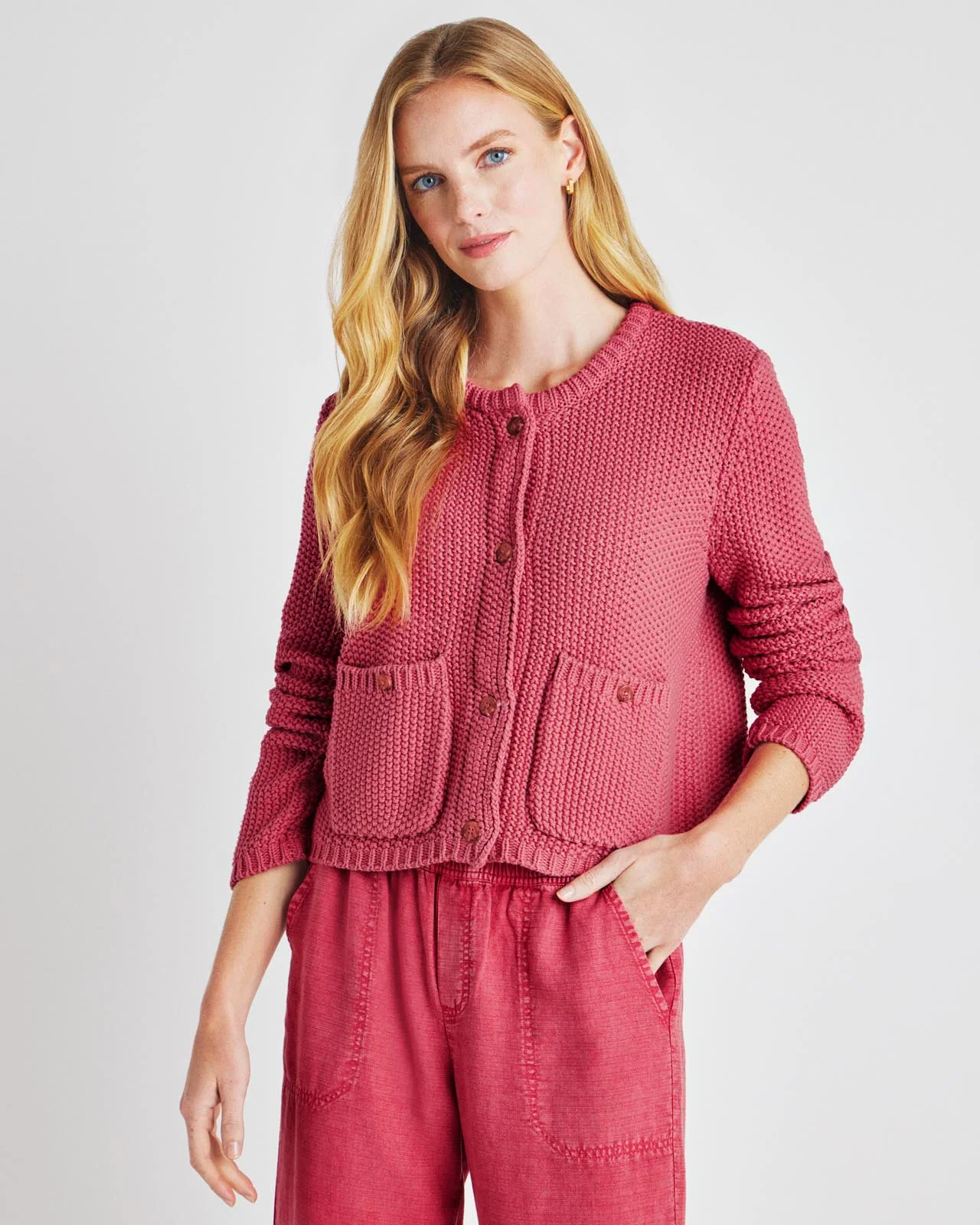 Andrea Cropped Cardigan - Image 17