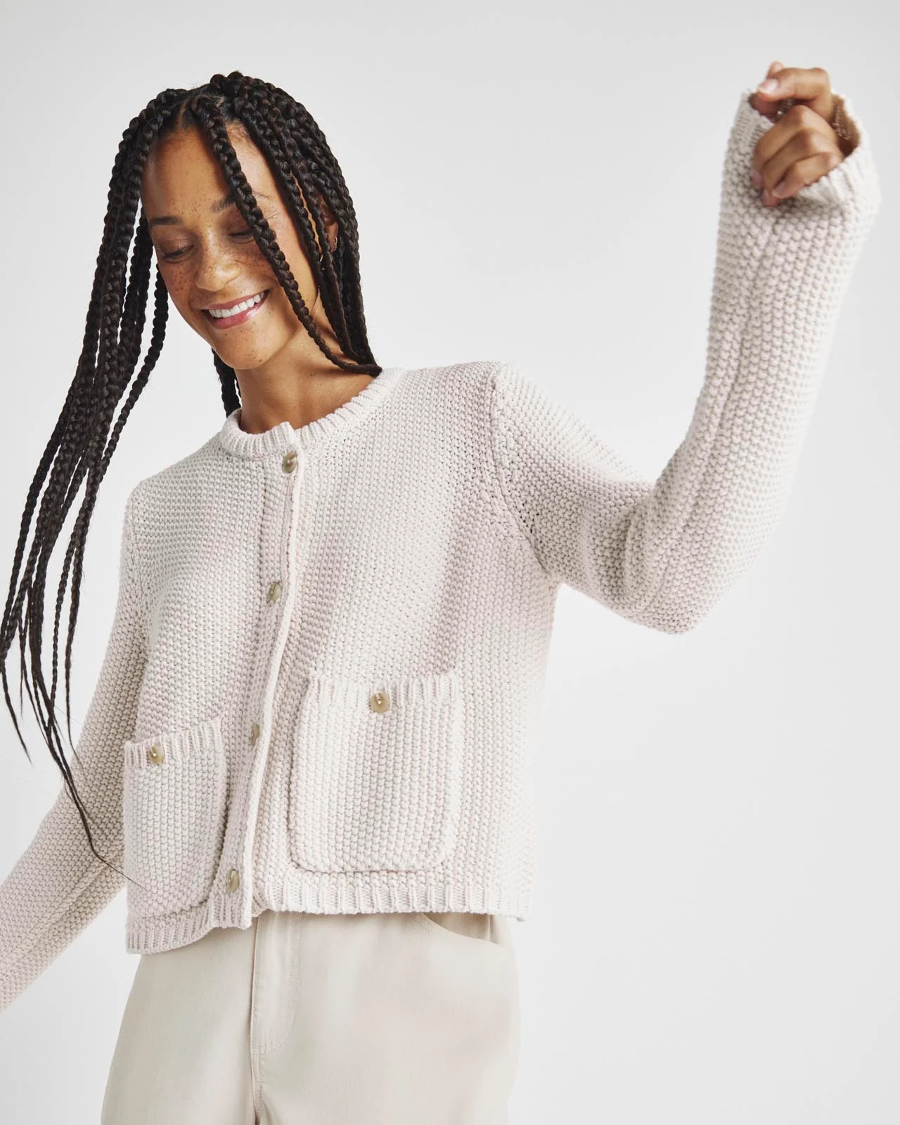 Andrea Cropped Cardigan - Image 23