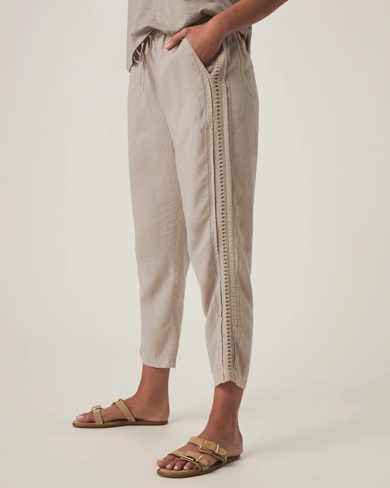 Angie Crochet Straight Leg Pant - Image 5