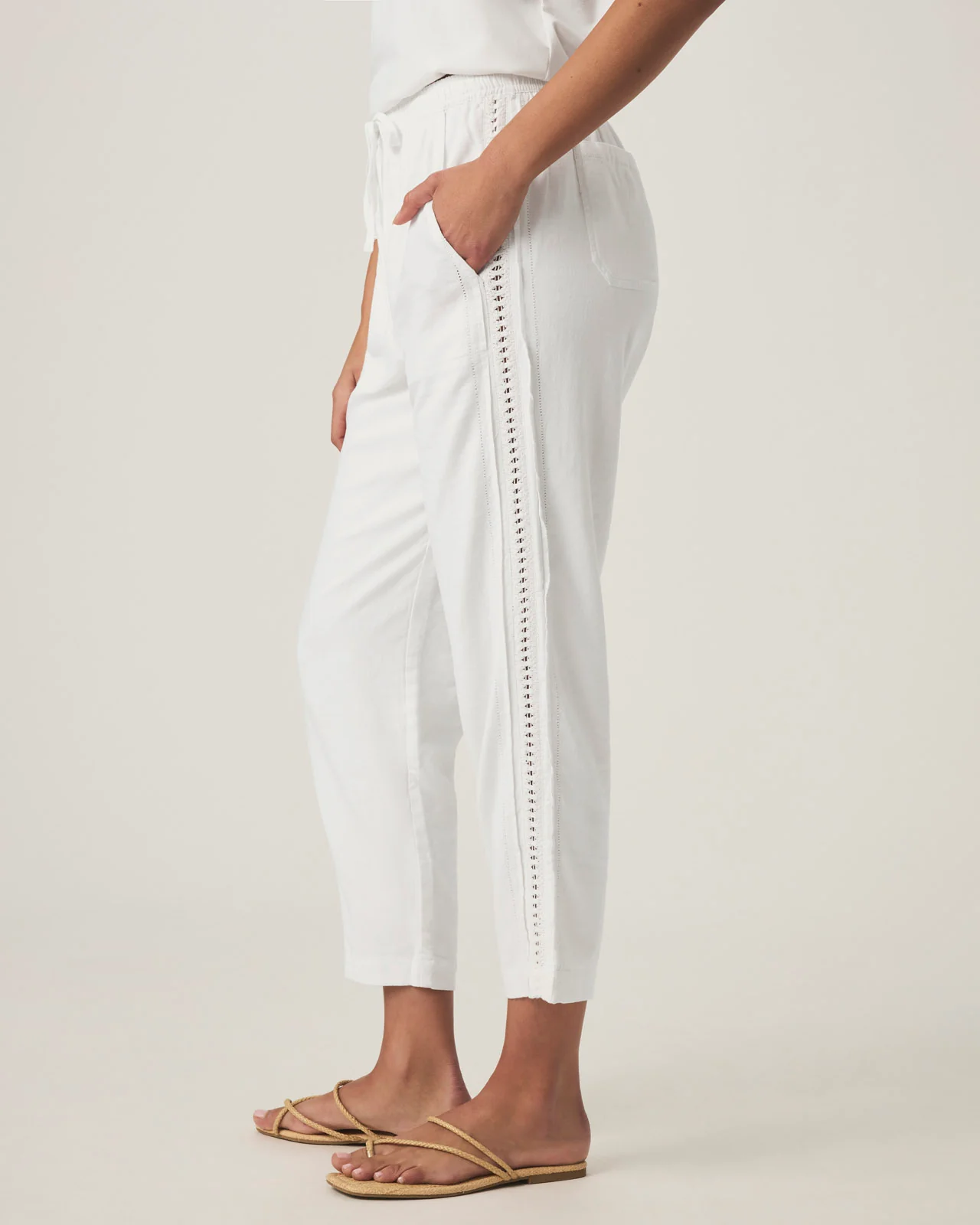 Angie Crochet Straight Leg Pant - Image 9