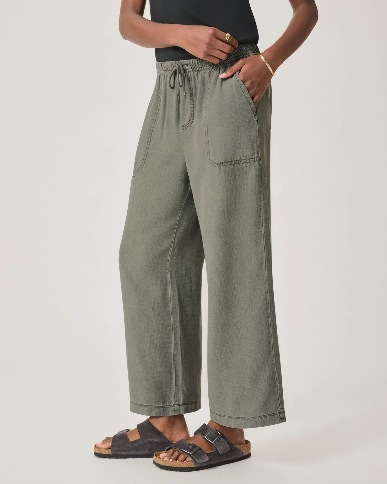 Angie Crop Wide Leg Pant - Image 35