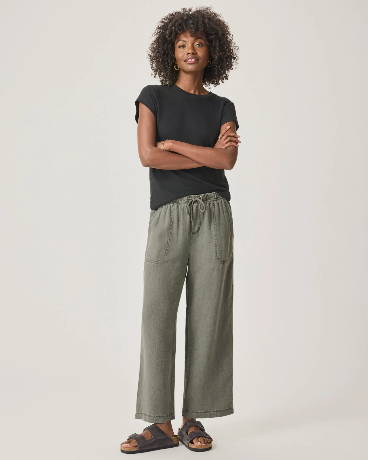 Angie Crop Wide Leg Pant - Image 36