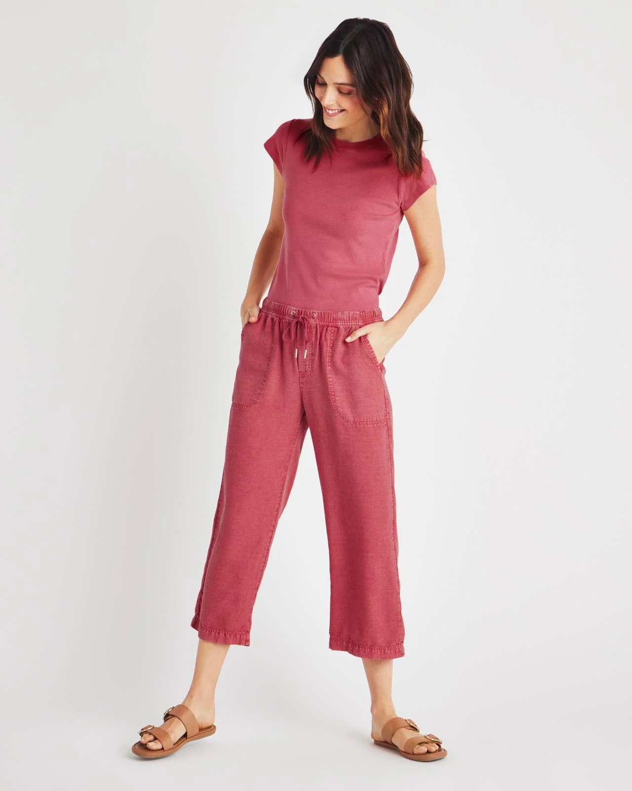 Angie Crop Wide Leg Pant - Image 80