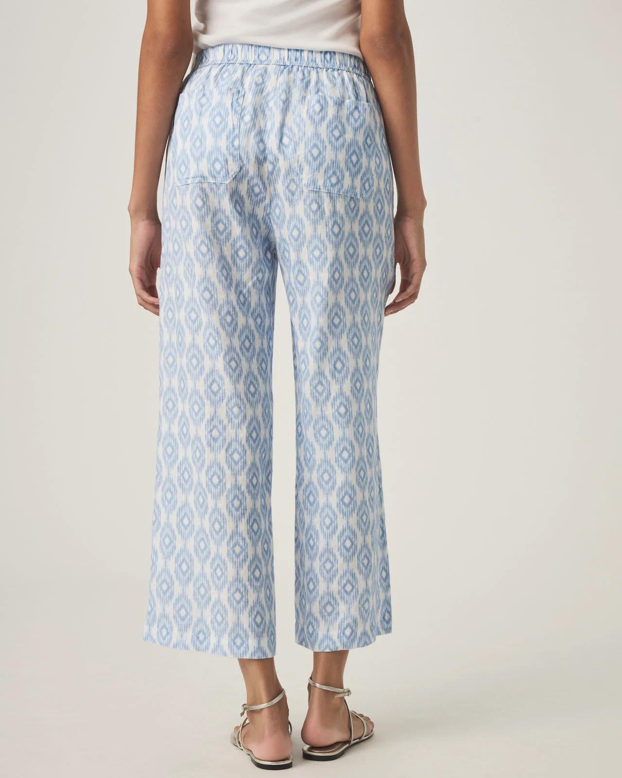 Angie Ikat Crop Wide Leg Pant - Image 5