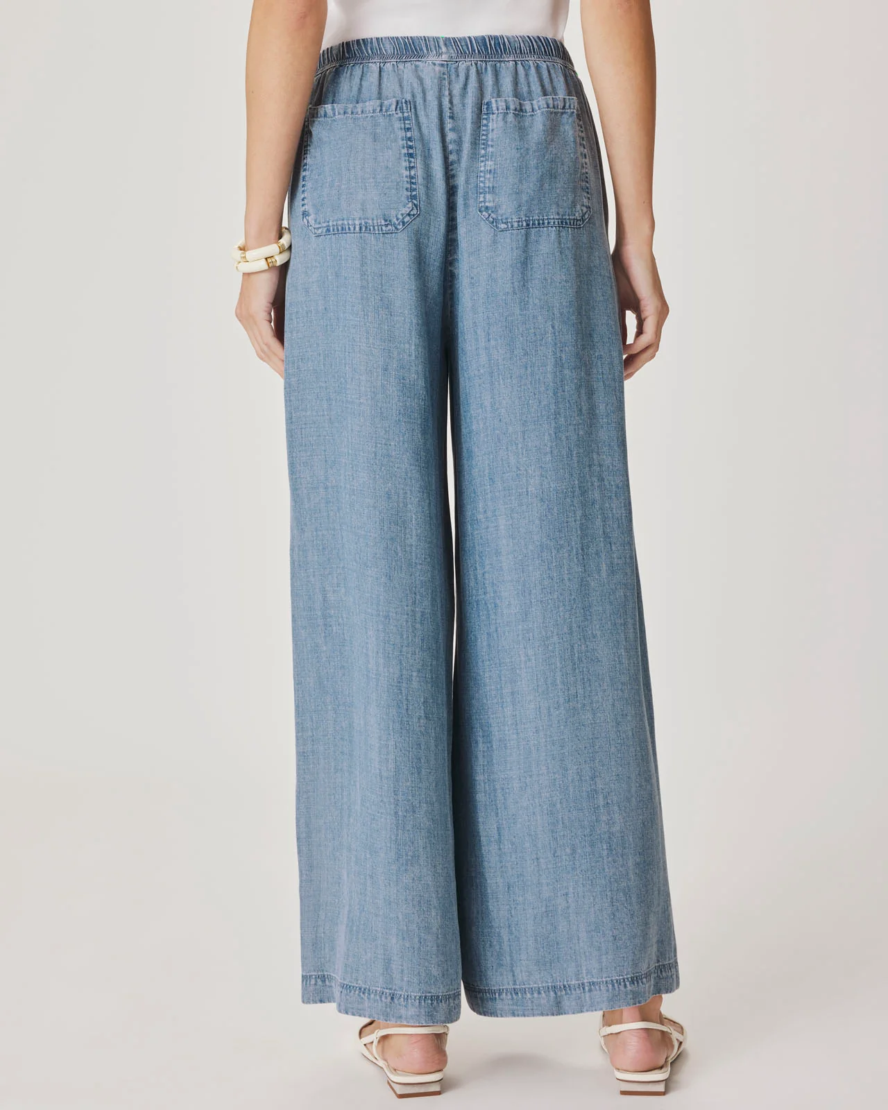 Angie Indigo Palazzo Pant - Image 5