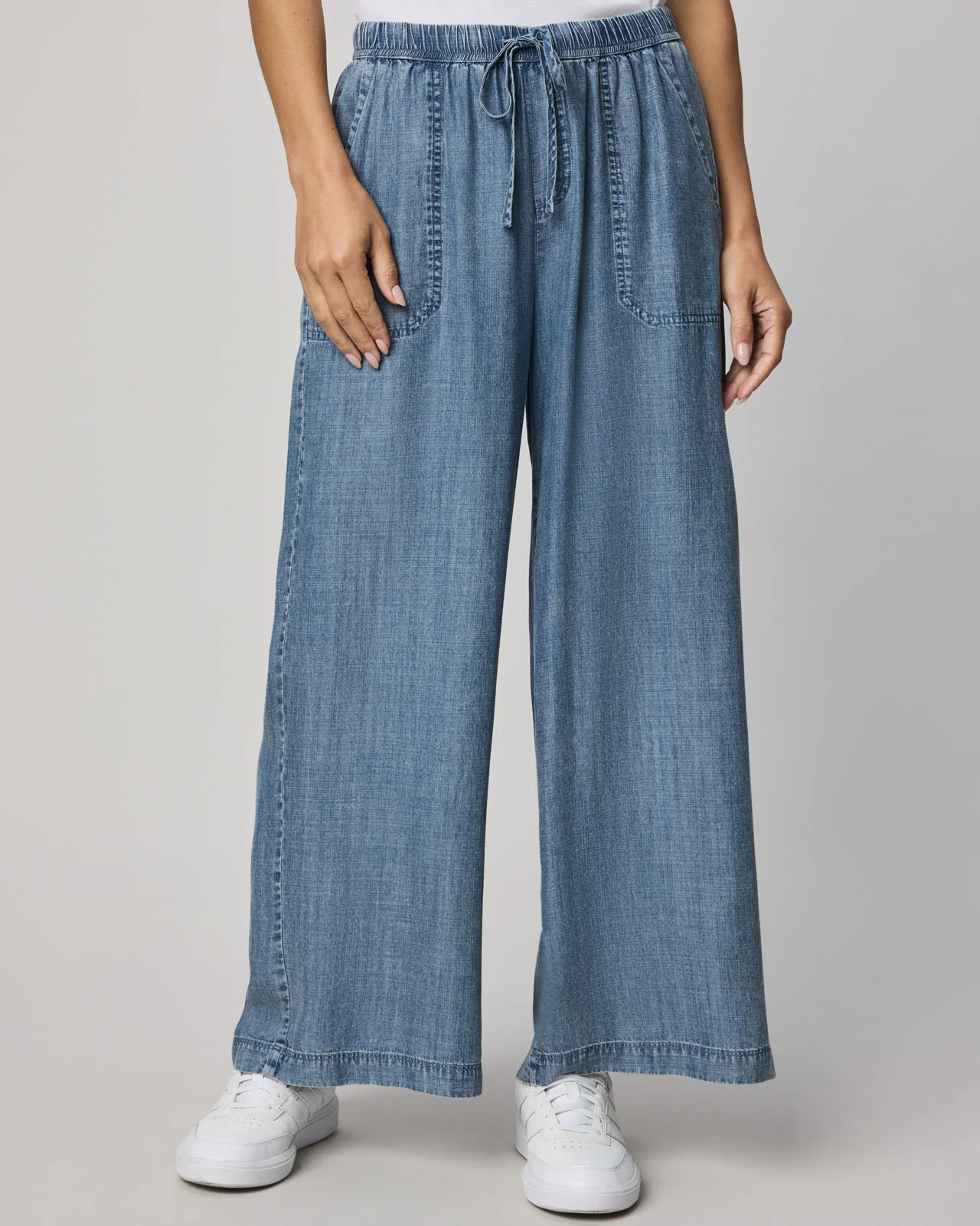 Angie Indigo Palazzo Pant - Image 6