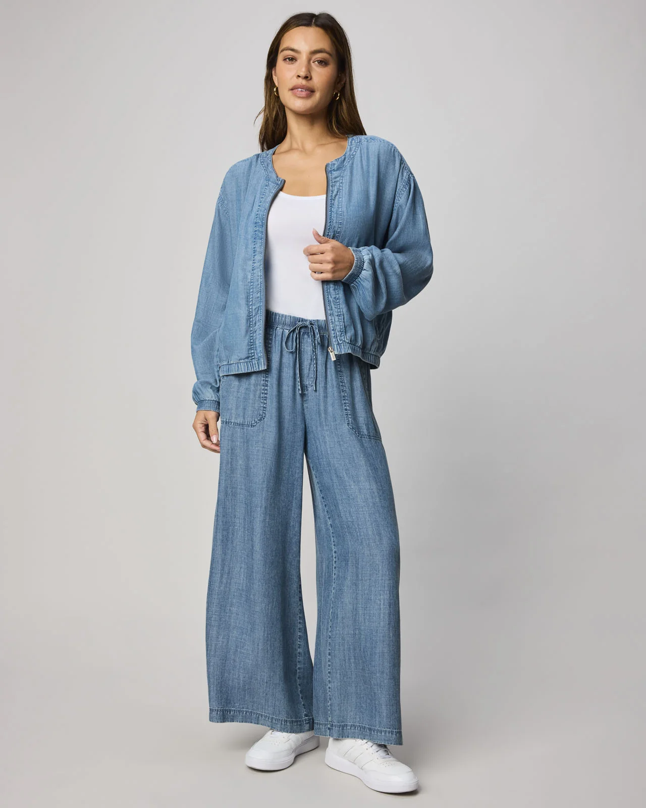Angie Indigo Palazzo Pant - Image 7