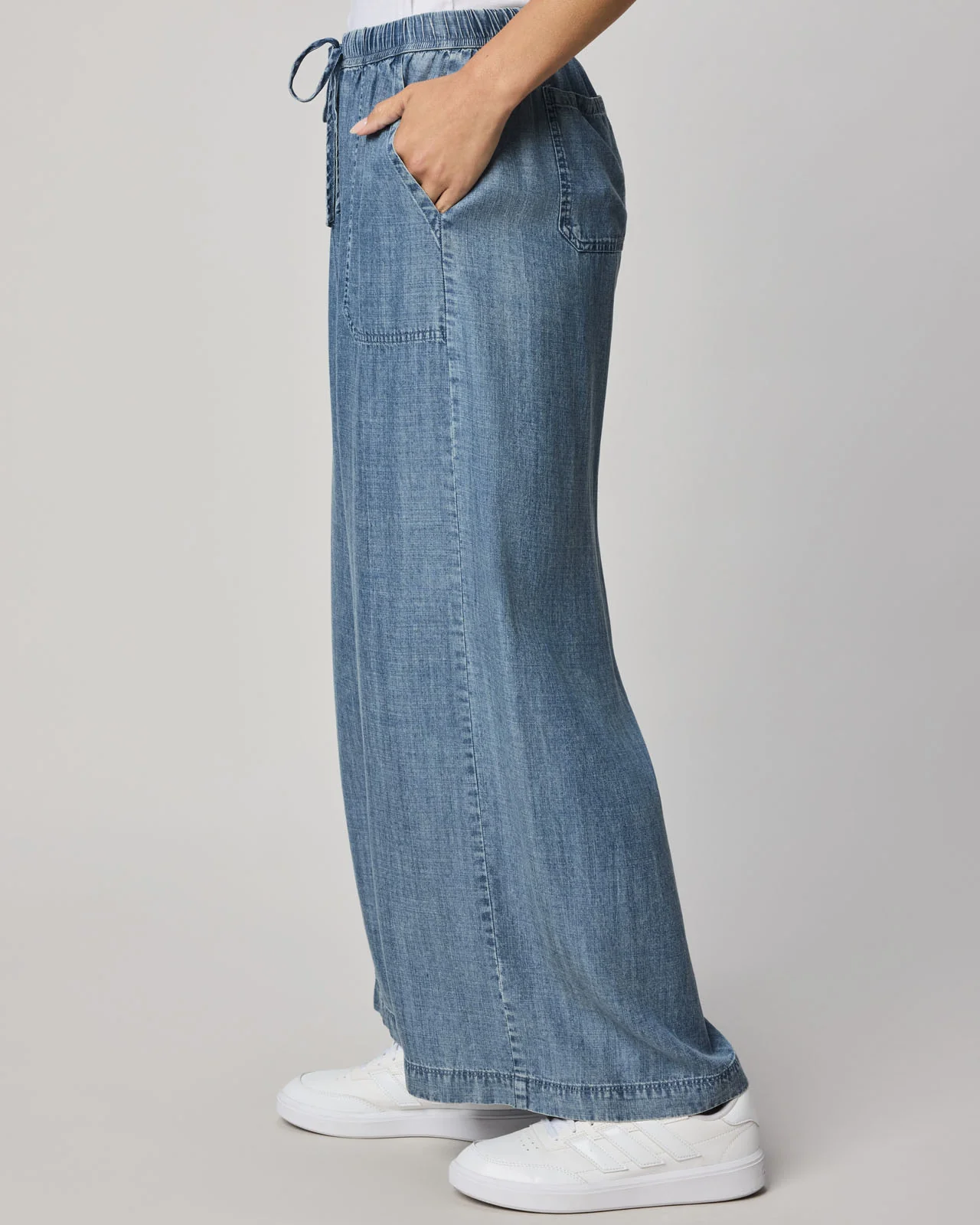 Angie Indigo Palazzo Pant - Image 8