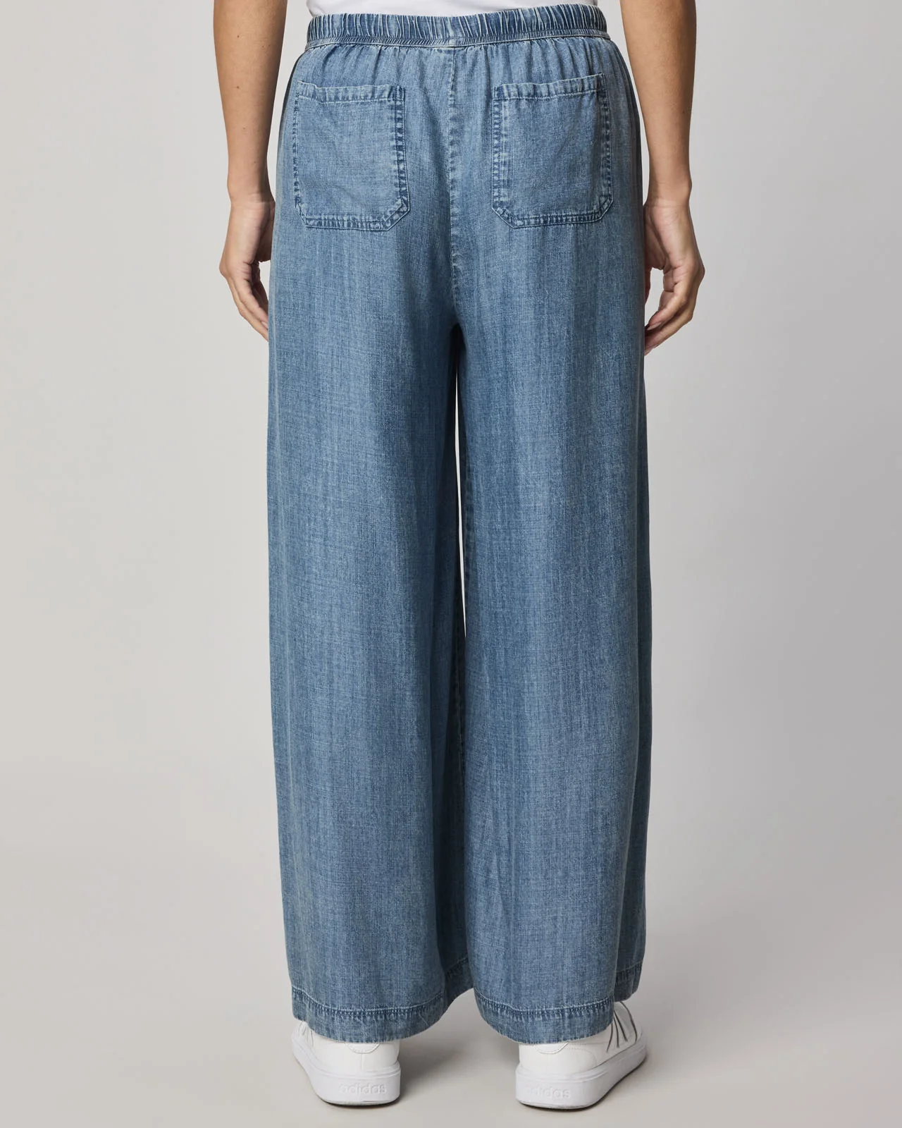 Angie Indigo Palazzo Pant - Image 9