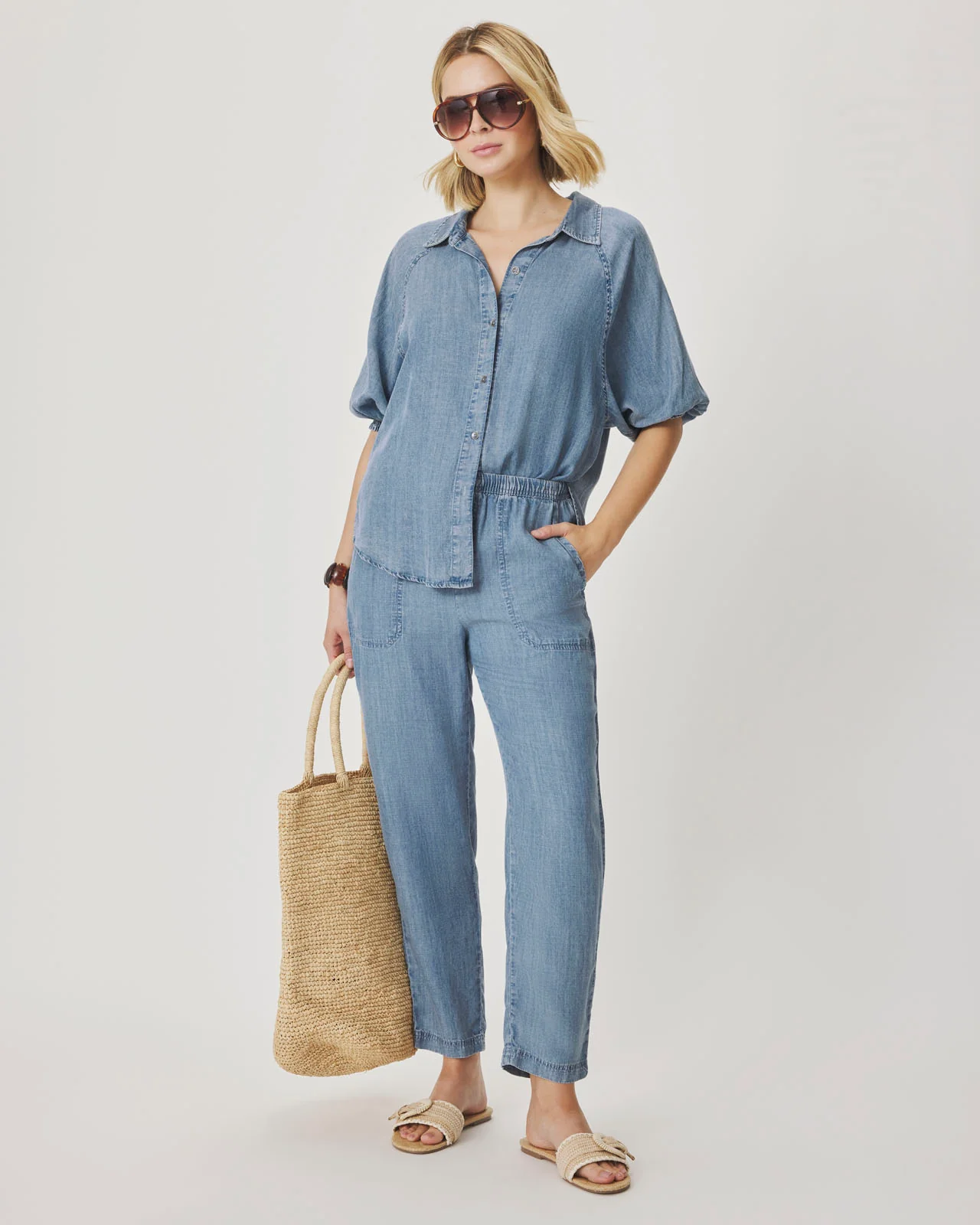 Angie Indigo Straight Leg Pant - Image 7
