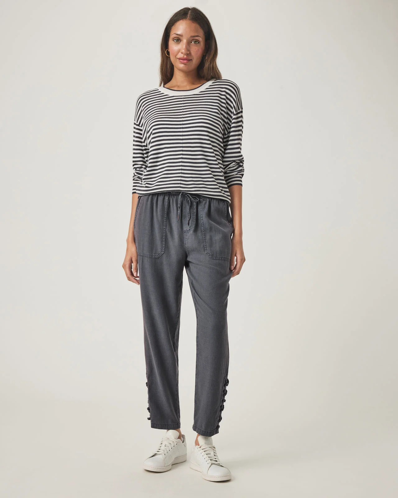 Angie Straight Leg Lace-Up Pant - Image 9