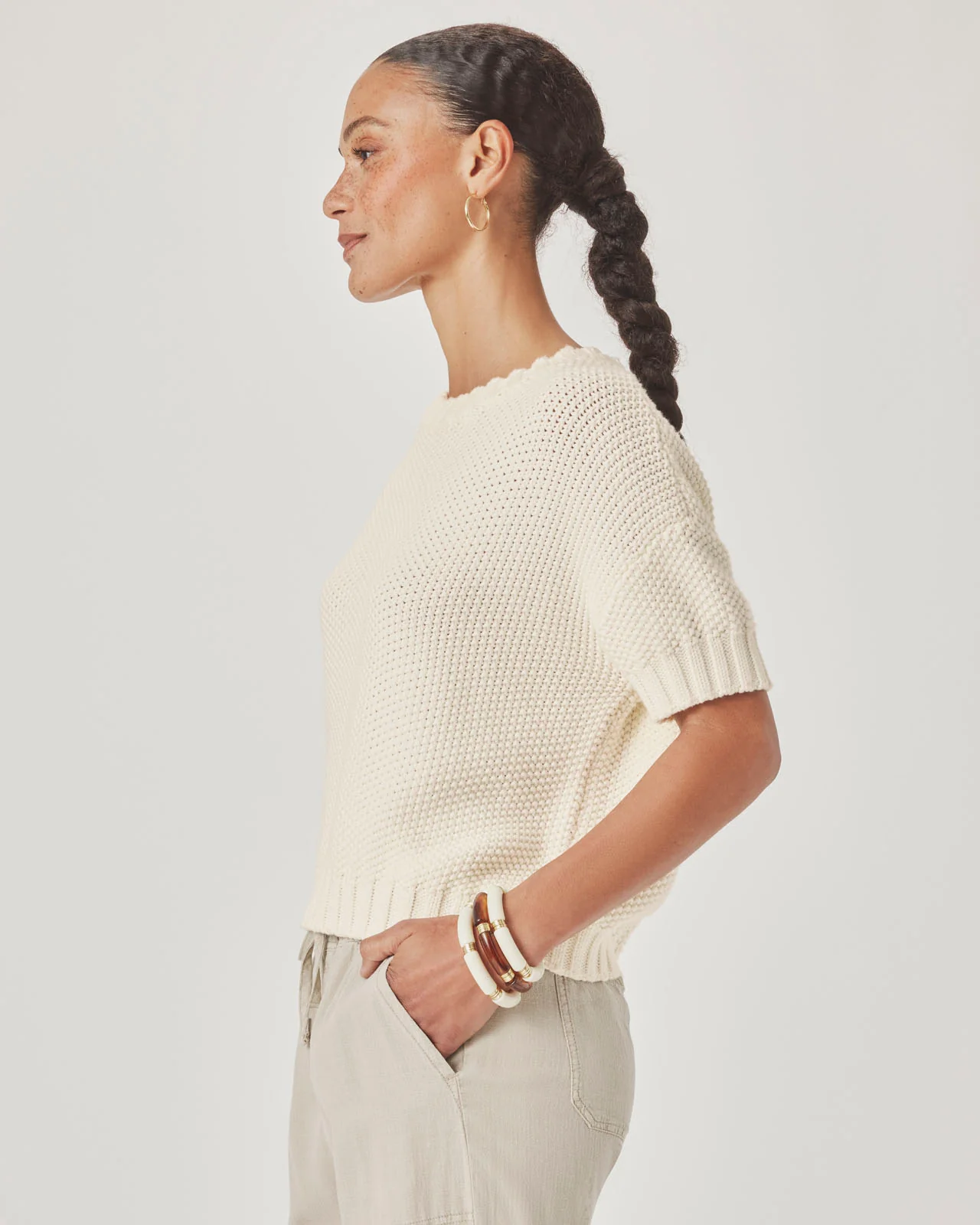 Annmarie Short Sleeve Sweater - Image 4