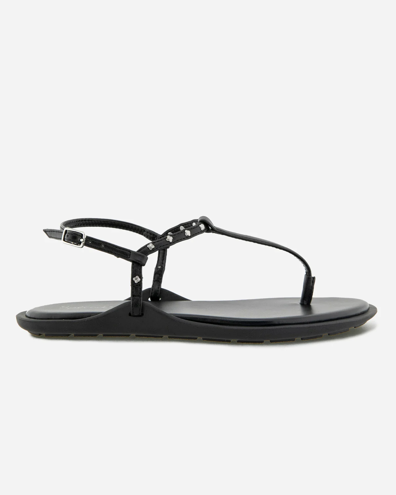 Asher Studded Sandal in Black - Image 2