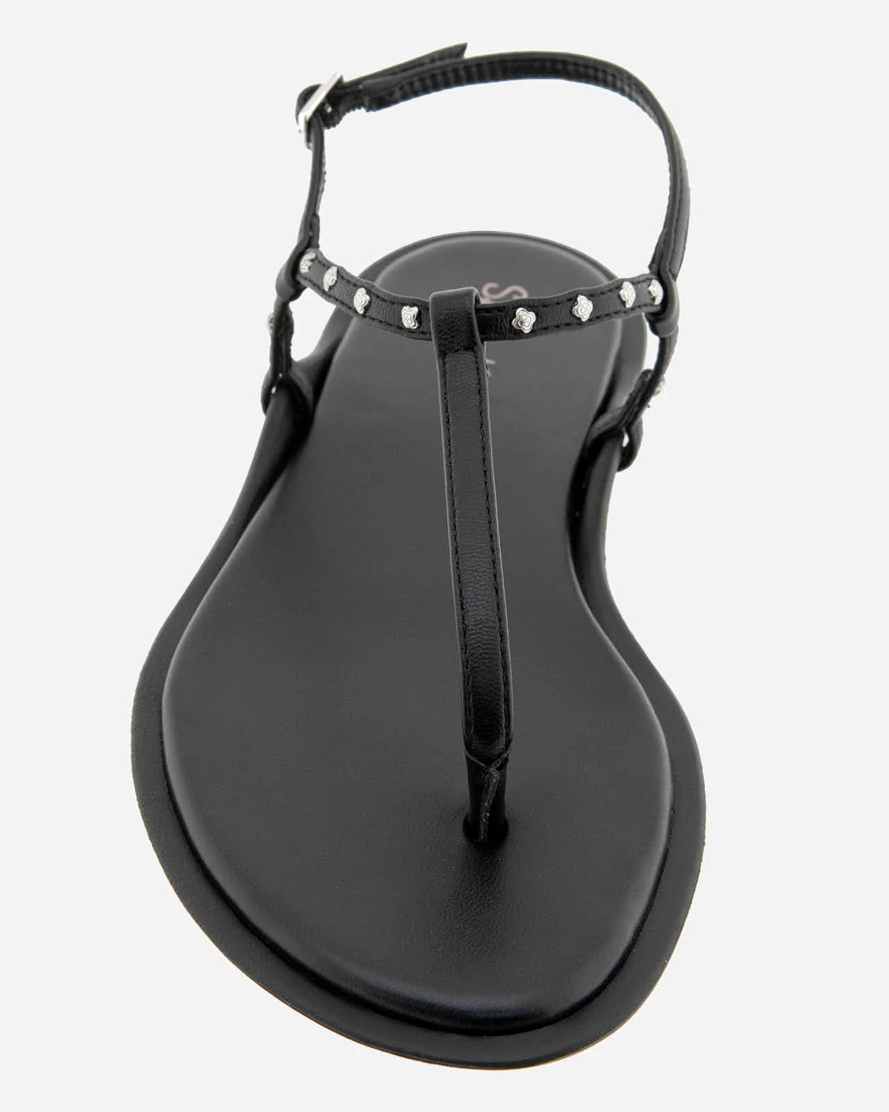 Asher Studded Sandal in Black - Image 3