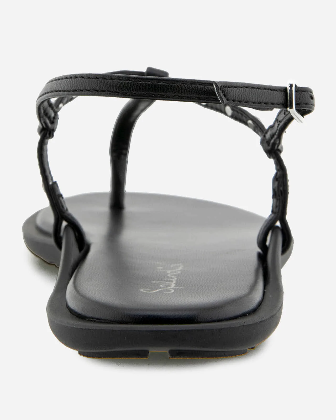Asher Studded Sandal in Black - Image 6
