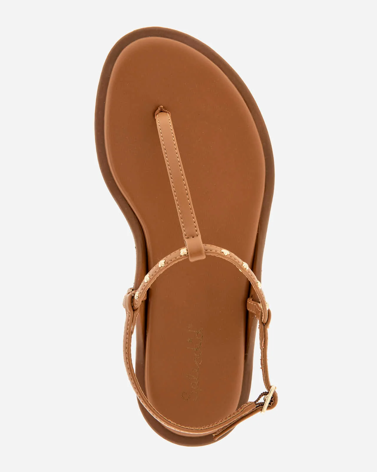 Asher Studded Sandal in Caramel - Image 5