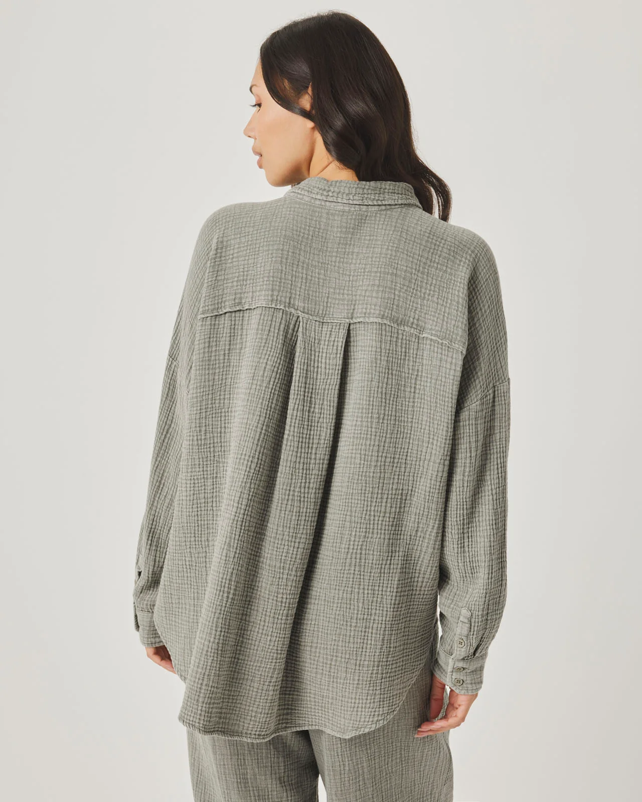 Ava Gauze Button Down - Image 10