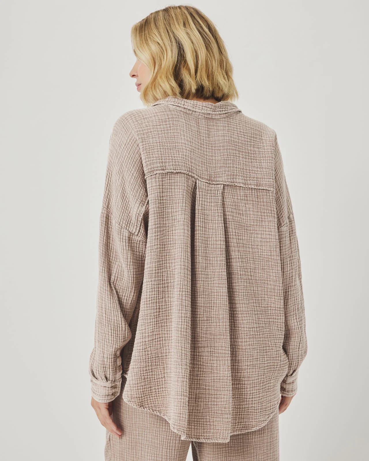 Ava Gauze Button Down - Image 14