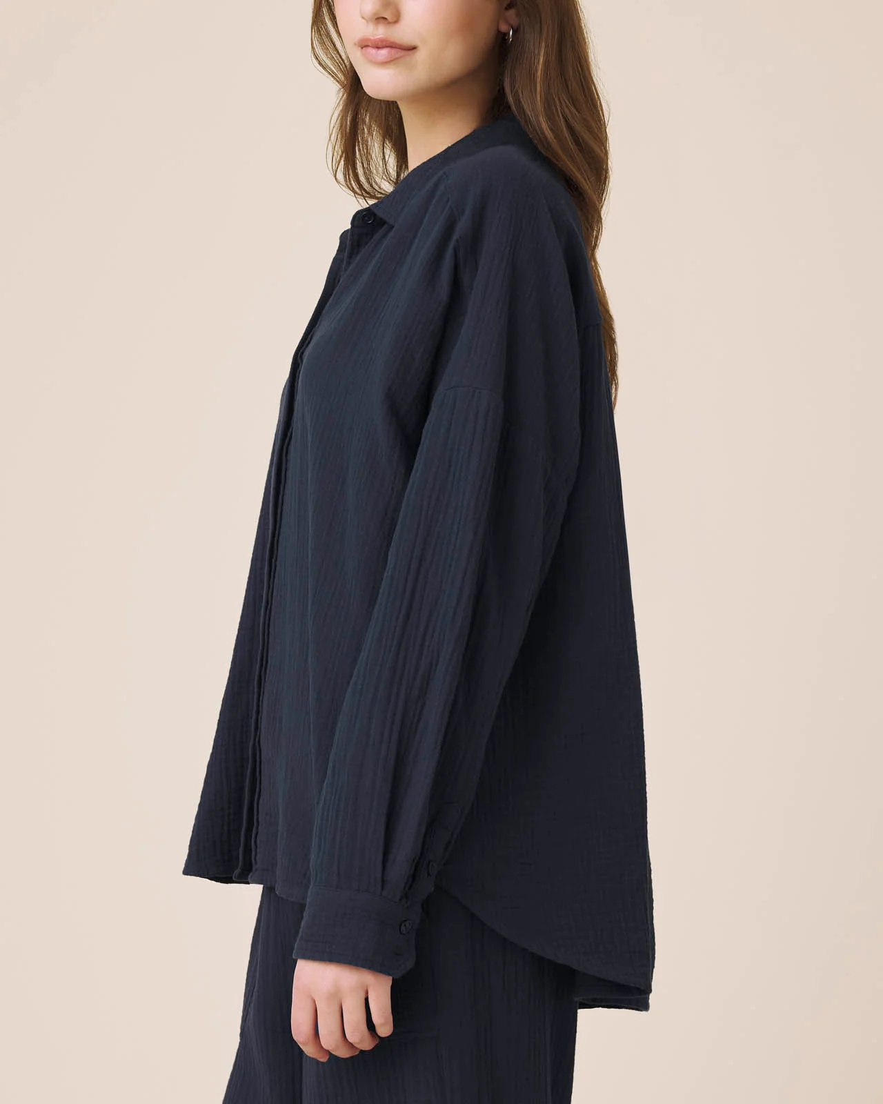 Ava Gauze Button Down - Image 24