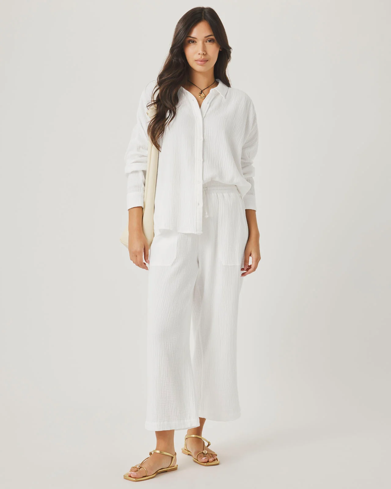 Ava Gauze Button Down - Image 4