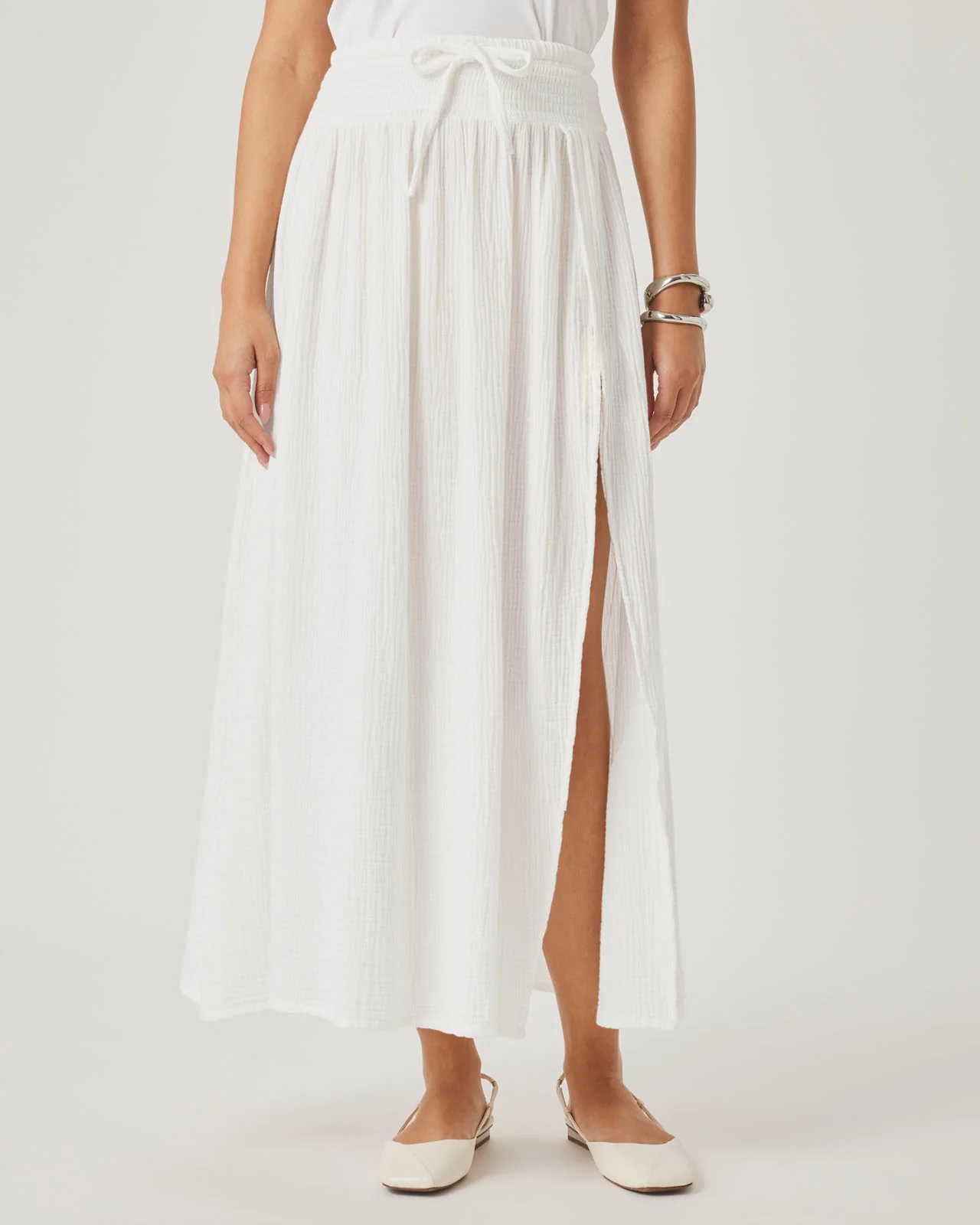 Ava Gauze Maxi Skirt - Image 8