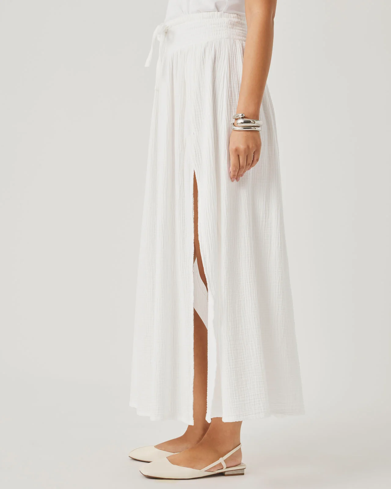 Ava Gauze Maxi Skirt - Image 9