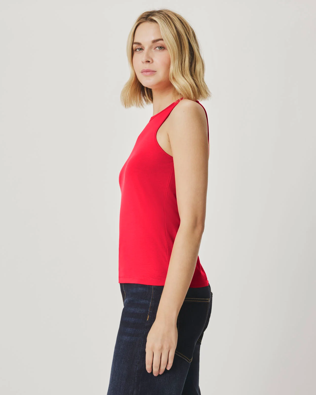 Bamboo Blend High Neck Tank - Image 11