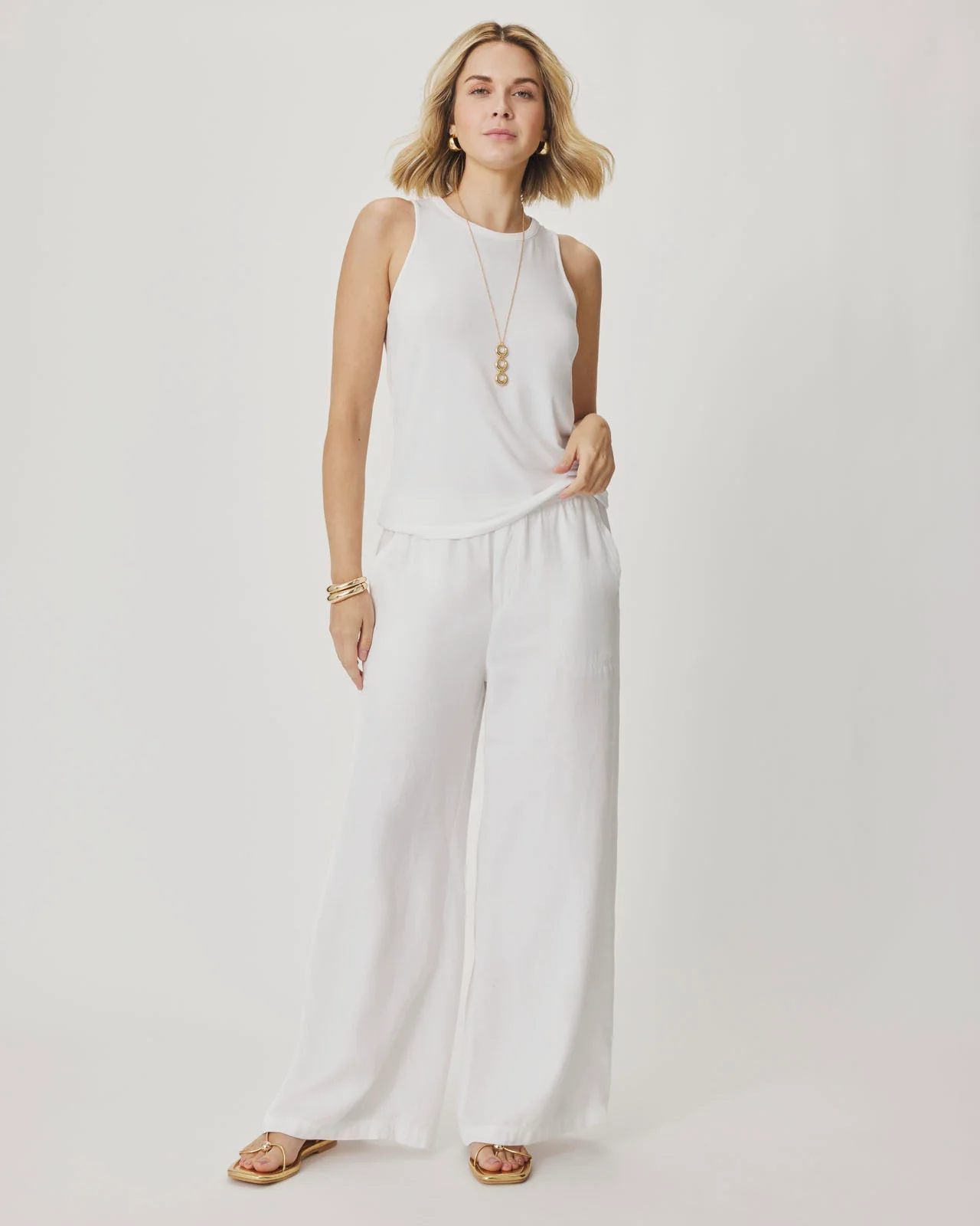 Bamboo Blend High Neck Tank - Image 13