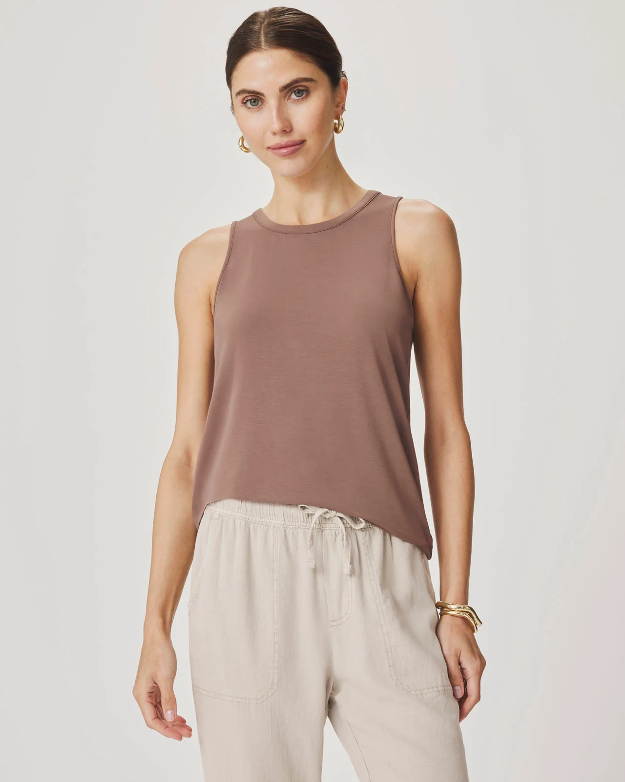 Bamboo Blend High Neck Tank - Image 4