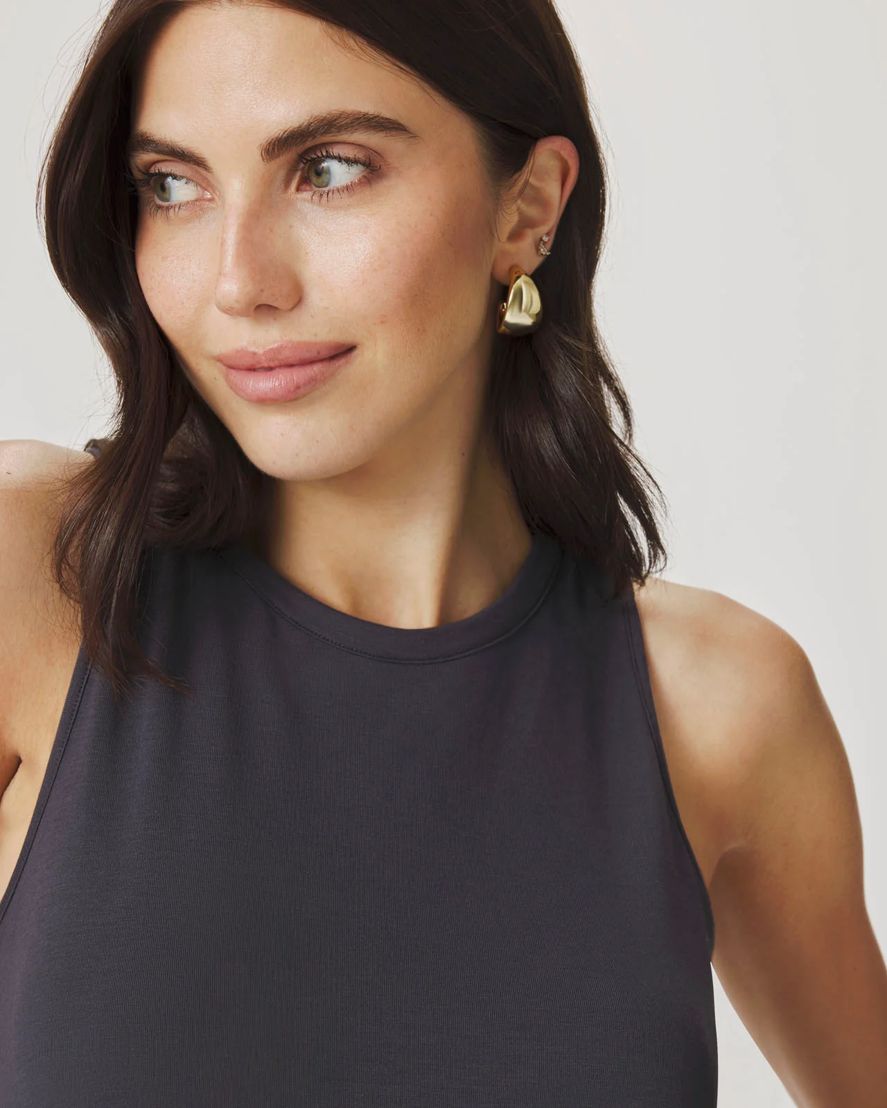 Bamboo Blend High Neck Tank - Image 6