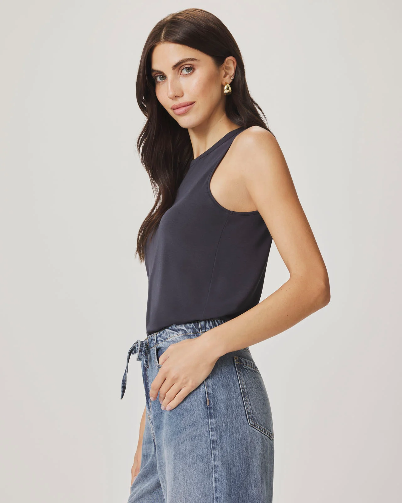 Bamboo Blend High Neck Tank - Image 7