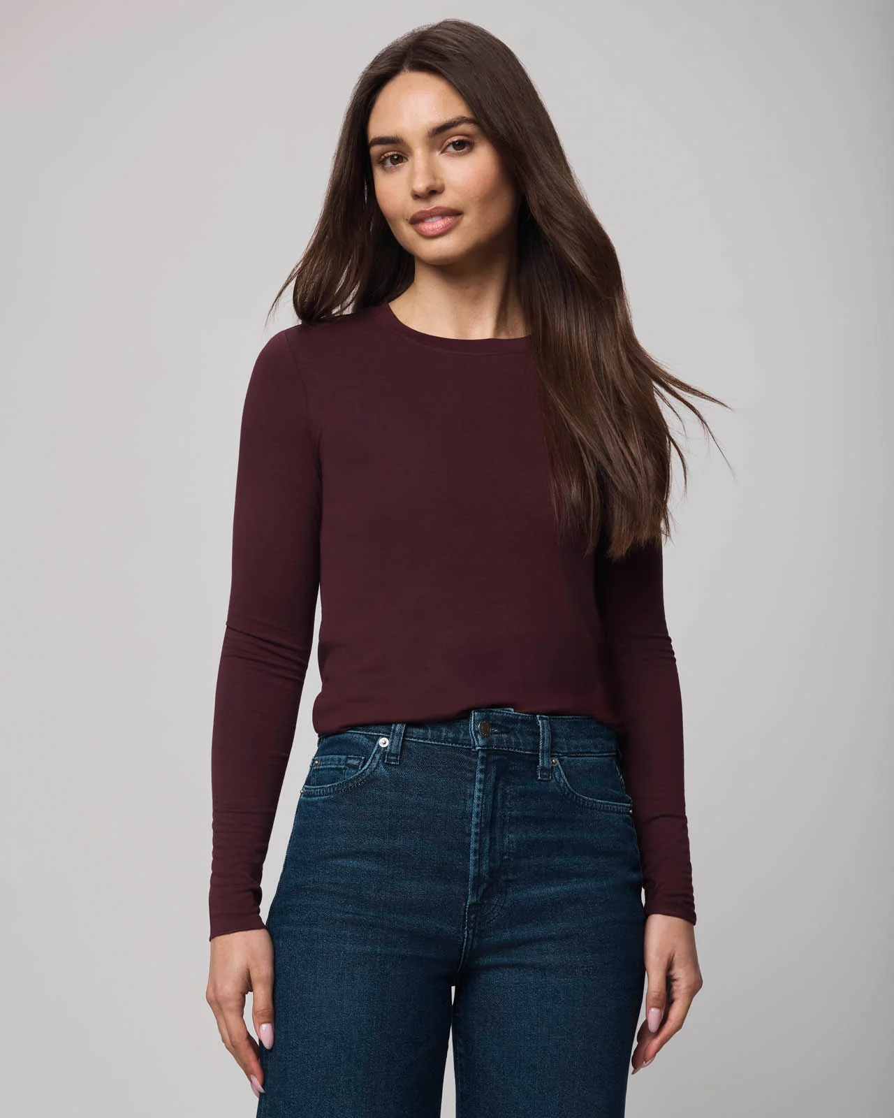 Bamboo Blend Long Sleeve Tee - Image 10